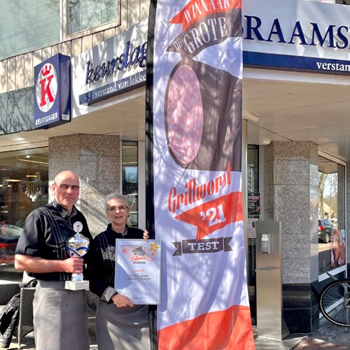Keurslager Braamskamp winnaar Grote Grillworsttest 2021